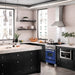 ZLINE 24" All Gas Range in DuraSnow® Stainless Steel and Blue Matte Door, RGS-BM-24 ZLINE Dreamwood Living