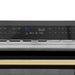 ZLINE 24" Autograph Edition Built-in Convection Microwave Oven in Black Stainless Steel with Gold Accents, MWOZ-24-BS-G ZLINE