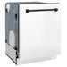 ZLINE 24" Autograph Edition Tallac Dishwasher in White Matte with Matte Black Handle, DWMTZ-WM-24-MB ZLINE Dreamwood Living