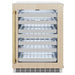 ZLINE 24" Autograph Edition Touchstone Dual Zone 44 Bottle Wine Cooler with Panel Ready Glass Door and Polished Gold Handle,  RWDPOZ-24-G ZLINE Dreamwood Living