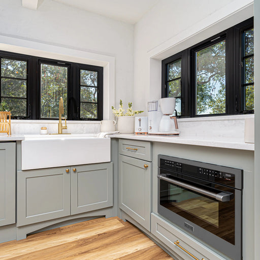 ZLINE 24" Built-in Convection Microwave Oven in Black Stainless Steel, MWO-24-BS ZLINE