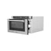 ZLINE 24" Built-in Microwave Drawer with a Traditional Handle in Stainless Steel, MWD-1-H ZLINE