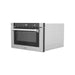 ZLINE 24" Built-in Microwave Drawer with a Traditional Handle in Stainless Steel, MWD-1-H ZLINE