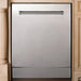 ZLINE 24" Classic Euro Style Dishwasher in DuraSnow® Stainless Steel with Traditional Style Handle, DW-SN-H-24 ZLINE Dreamwood Living
