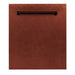 ZLINE 24" Classic Euro Style Top Control Dishwasher in Hand-Hammered Copper with Traditional Style Handle, DW-HH-H-24 ZLINE Dreamwood Living