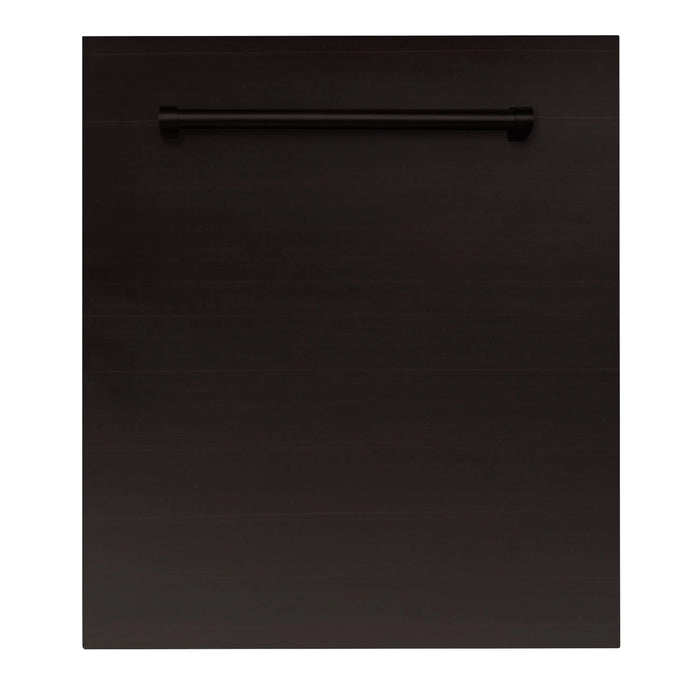 ZLINE 24" Classic Top Control Dishwasher Oil-Rubbed Bronze with Traditional Style Handle, DW-ORB-H-24 ZLINE Dreamwood Living