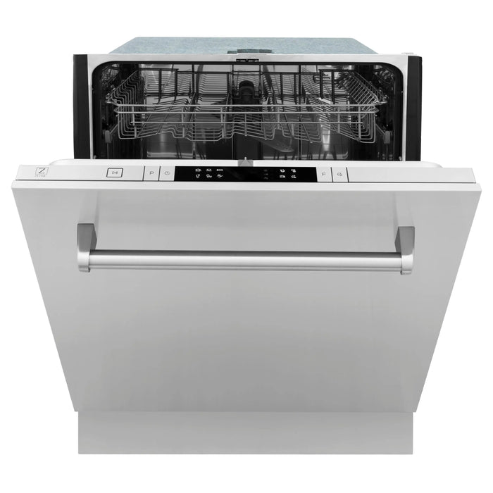 ZLINE 24" Classic Top Control Dishwasher in Stainless Steel with Traditional Style Handle, DW-304-H-24 ZLINE