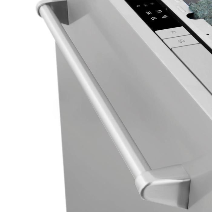 ZLINE 24" Classic Top Control Dishwasher in Stainless Steel with Traditional Style Handle, DW-304-H-24 ZLINE