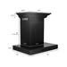 ZLINE 24" Convertible Vent Wall Mount Range Hood in Black Stainless Steel with Crown Molding, BSKENCRN-24 ZLINE Dreamwood Living