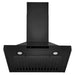 ZLINE 24" Convertible Vent Wall Mount Range Hood in Black Stainless Steel, BSKBN-24 ZLINE