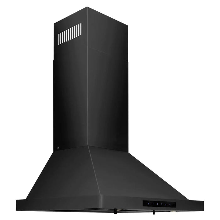 ZLINE 24" Convertible Vent Wall Mount Range Hood in Black Stainless Steel, BSKBN-24 ZLINE