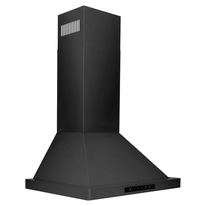 ZLINE 24" Convertible Vent Wall Mount Range Hood in Black Stainless Steel, BSKBN-24 ZLINE