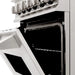 ZLINE 24" Dual Fuel Range in Stainless Steel with Brass Burners, RA-BR-24 ZLINE