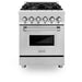 ZLINE 24" Dual Fuel Range in Stainless Steel, RA24 ZLINE