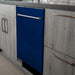 ZLINE 24" Euro Style Top Control Dishwasher in Blue Gloss with Traditional Style Handle, DW-BG-24 ZLINE