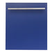 ZLINE 24" Euro Style Top Control Dishwasher in Blue Matte with Modern Style Handle, DW-BM-H-24 ZLINE Dreamwood Living