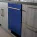 ZLINE 24" Euro Style Top Control Dishwasher in Blue Matte with Modern Style Handle, DW-BM-H-24 ZLINE Dreamwood Living