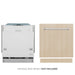 ZLINE 24" Euro Style Top Control Dishwasher in Custom Panel Ready, DW7713-24 ZLINE