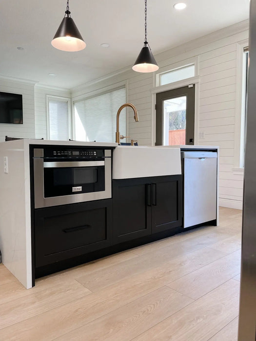 ZLINE 24" Microwave Drawer In Stainless Steel with Modern Handle, MWD-1 ZLINE