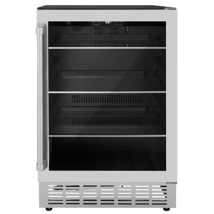 ZLINE 24" Monument 154 Can Beverage Fridge in Stainless Steel, RBV-US-24 ZLINE