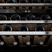 ZLINE 24" Monument Autograph Edition Dual Zone 44-Bottle Wine Cooler in Stainless Steel with Gold Accents, RWVZ-UD-24-G ZLINE