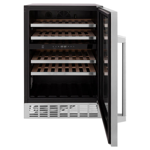 ZLINE 24" Monument Dual Zone 44-Bottle Wine Cooler in Stainless Steel, RWV-UD-24 ZLINE