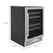 ZLINE 24" Monument Dual Zone 44-Bottle Wine Cooler in Stainless Steel, RWV-UD-24 ZLINE