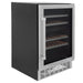 ZLINE 24" Monument Dual Zone 44-Bottle Wine Cooler in Stainless Steel, RWV-UD-24 ZLINE