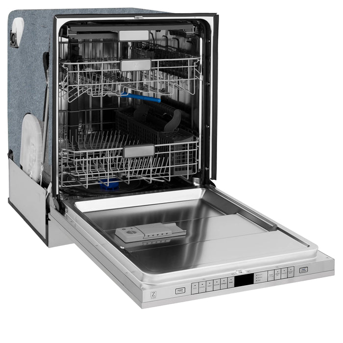 ZLINE 24" Monument Series Dishwasher Custom Panel Ready with Top Control, DWMT-24 ZLINE