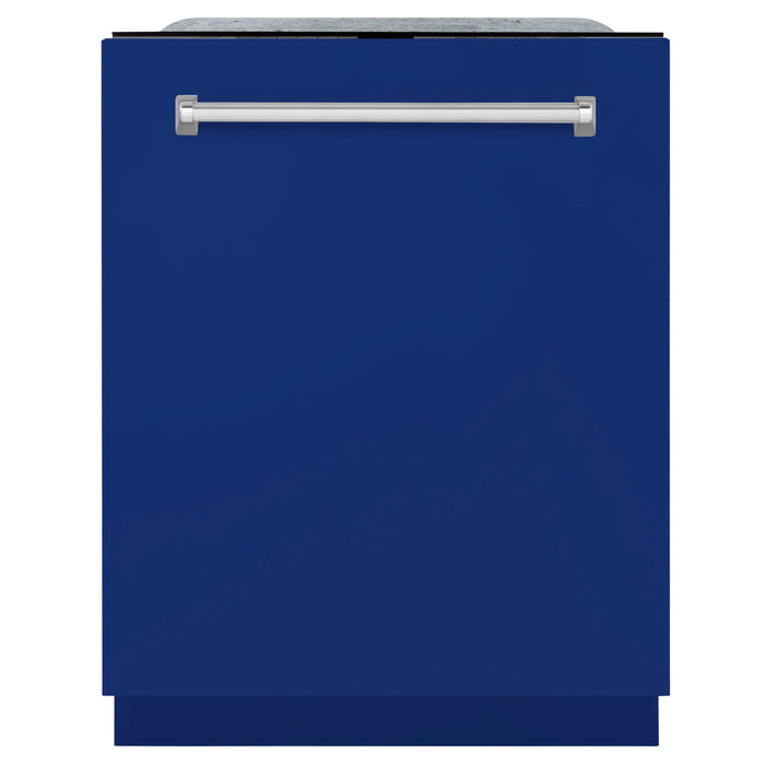 ZLINE 24" Monument Series Top Control Dishwasher in Blue Gloss, DWMT-BG-24 ZLINE Dreamwood Living