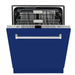 ZLINE 24" Monument Series Top Control Dishwasher in Blue Gloss, DWMT-BG-24 ZLINE Dreamwood Living