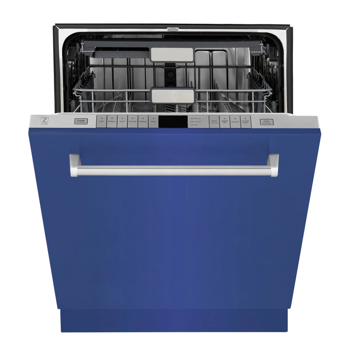 ZLINE 24" Monument Series Top Control Dishwasher in Blue Matte, DWMT-BM-24 ZLINE Dreamwood Living