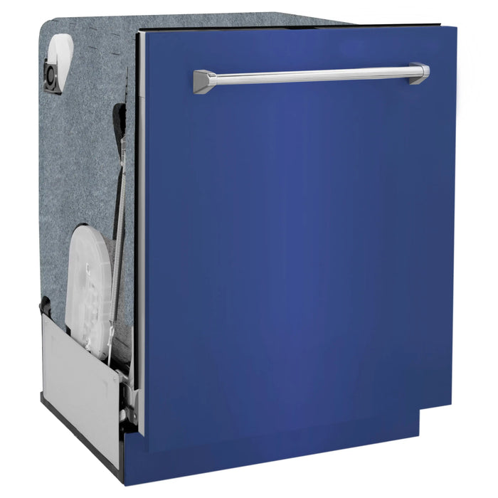 ZLINE 24" Monument Series Top Control Dishwasher in Blue Matte, DWMT-BM-24 ZLINE Dreamwood Living