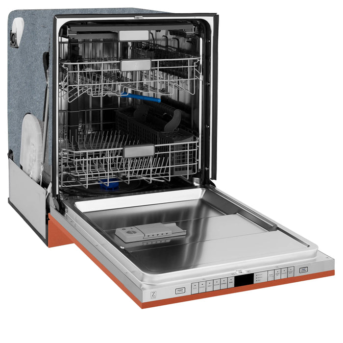 ZLINE 24" Monument Series Top Control Dishwasher in Copper, DWMT-C-24 ZLINE Dreamwood Living