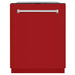 ZLINE 24" Monument Series Top Control Dishwasher in Red Gloss, DWMT-RG-24 ZLINE Dreamwood Living