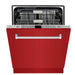 ZLINE 24" Monument Series Top Control Dishwasher in Red Gloss, DWMT-RG-24 ZLINE Dreamwood Living