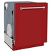 ZLINE 24" Monument Series Top Control Dishwasher in Red Gloss, DWMT-RG-24 ZLINE Dreamwood Living