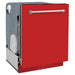 ZLINE 24" Monument Series Top Control Dishwasher in Red Matte, DWMT-RM-24 ZLINE Dreamwood Living