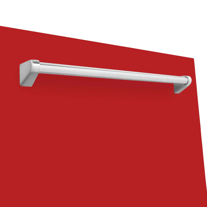 ZLINE 24" Monument Series Top Control Dishwasher in Red Matte, DWMT-RM-24 ZLINE Dreamwood Living