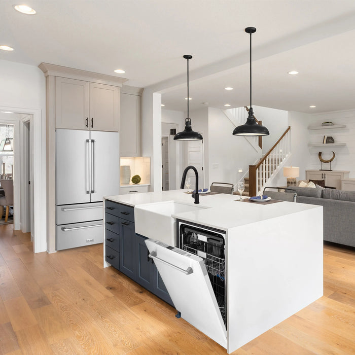 ZLINE 24" Monument Series Top Control Dishwasher in White Matte, DWMT-WM-24 ZLINE Dreamwood Living