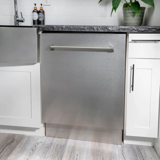 ZLINE 24" Tallac Series Top Control Dishwasher in DuraSnow® Stainless Steel with 3rd Rack, DWV-SN-24 ZLINE