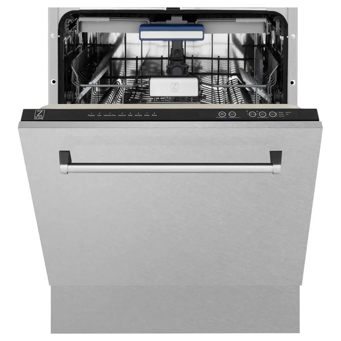 ZLINE 24" Tallac Series Top Control Dishwasher in DuraSnow® Stainless Steel with 3rd Rack, DWV-SN-24 ZLINE