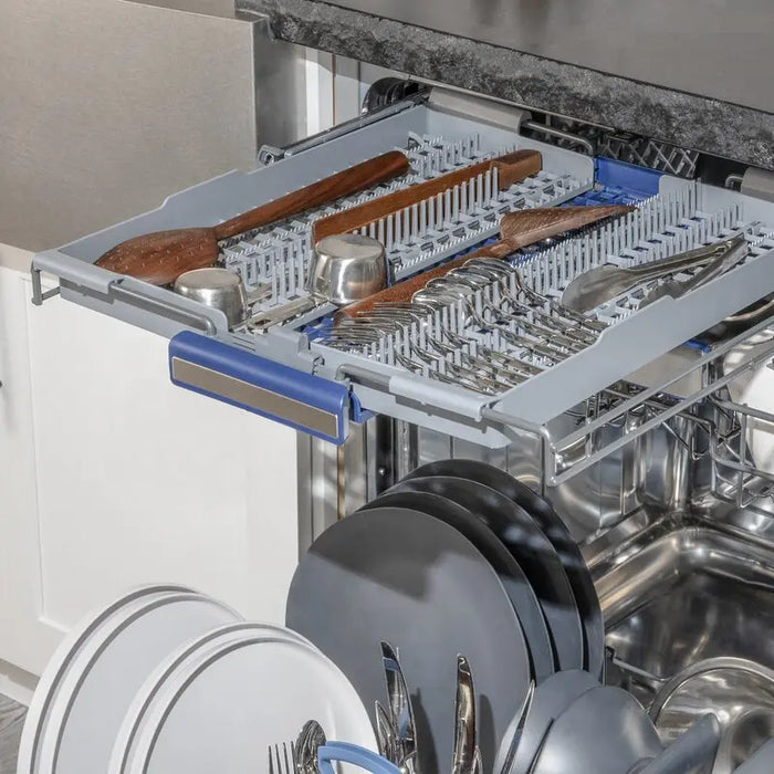 ZLINE 24" Tallac Series Top Control Dishwasher in DuraSnow® Stainless Steel with 3rd Rack, DWV-SN-24 ZLINE