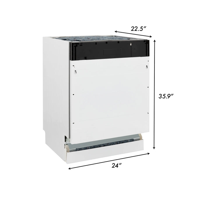 ZLINE 24" Tallac Series Top Control Dishwasher in Oil Rubbed Bronze with 3rd Rack, DWV-ORB-24 ZLINE