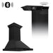 ZLINE 24" Wall Mount Range Hood in Black Stainless Steel with BlueTooth Crown Molding, BSKBNCRN-BT-24 ZLINE Dreamwood Living
