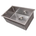 ZLINE 27" Meribel Undermount Single Bowl DuraSnow® Stainless Steel Kitchen Sink with Bottom Grid, SRS-27S ZLINE Dreamwood Living