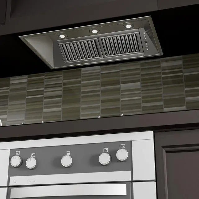 ZLINE 28" Ducted Island Mount Range Hood Insert in Stainless Steel, 721i-28 ZLINE Dreamwood Living