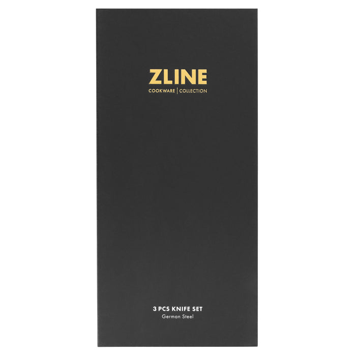 ZLINE 3-Piece Professional German Steel Kitchen Knife Set, KSETT-GS-3 ZLINE Dreamwood Living