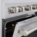ZLINE 30" All Gas Range with Convection Oven and 4 Brass Burners in Stainless Steel, SGR-BR-30 ZLINE Dreamwood Living