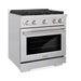 ZLINE 30" All Gas Range with Convection Oven and 4 Brass Burners in Stainless Steel, SGR-BR-30 ZLINE Dreamwood Living